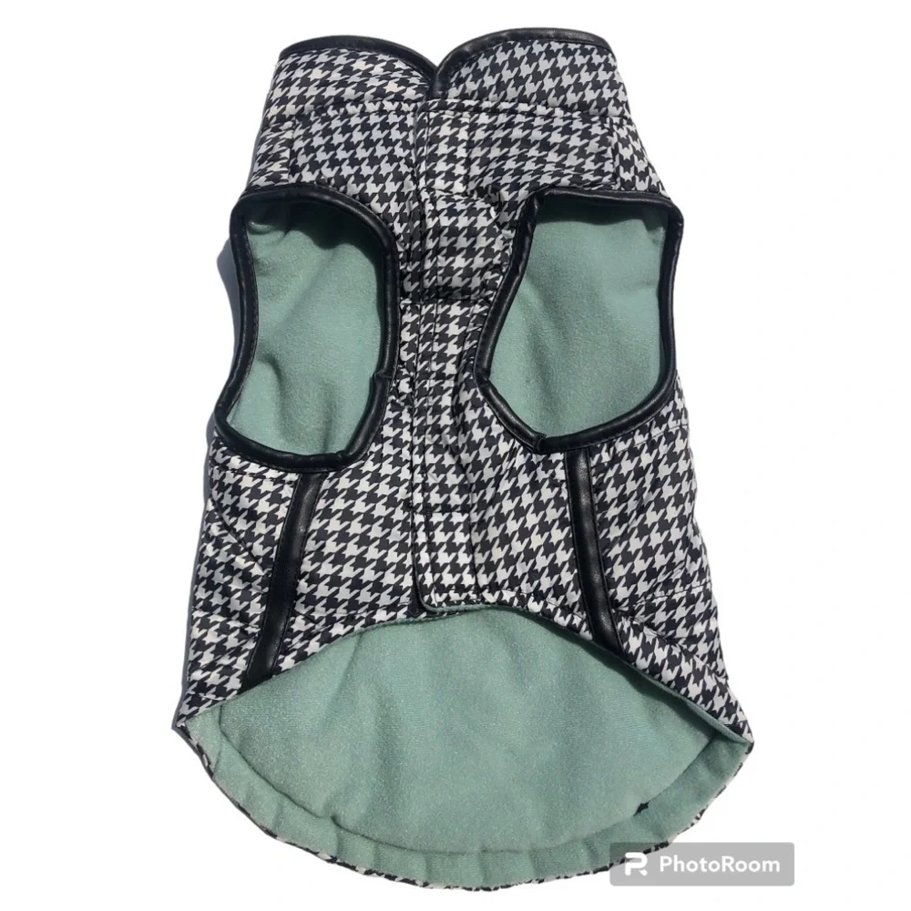 NWT herringbone Youly “the heir” dog vest jacket S